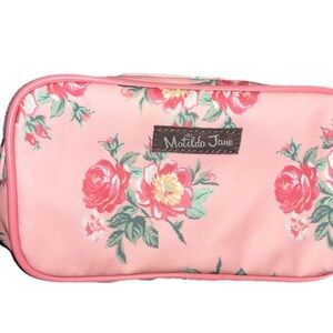 Matilda Jane Pink and Green Floral Cosmetic Bag